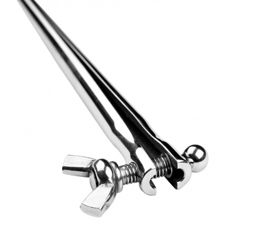 MT - Hollow Penis Plug 6mm - Silver photo