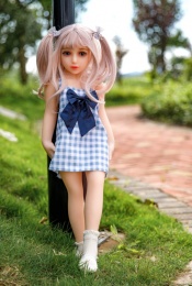 Kitty Mini Realistic Sex Doll, Small Breasts, Ultra Soft TPE 70 cm (2'3 ft)  photo
