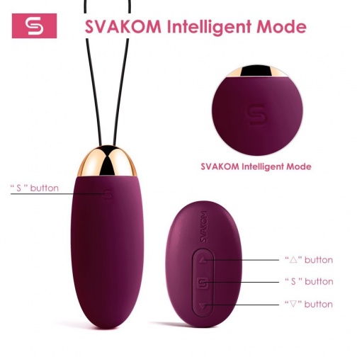 SVAKOM - Elva 遥控震蛋 - 紫色 照片