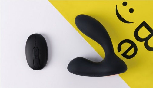 SVAKOM - Vick Remote Control Prostate Perineum Vibrator - Black photo