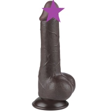 Lovetoy - 7.5" Sliding Skin Dildo 13.2cm - Brown photo