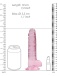 RealRock - 7" Realistic Dildo w Balls - Pink photo-7