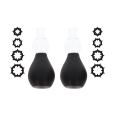 Taboom - Nipple Enlargers w 8 Rings - Black photo