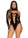 Leg Avenue - Lead The Way Asymmetrical Body - Black photo