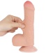 Lovetoy - 7" 帶包皮仿真陽具 - 肉色 照片-3