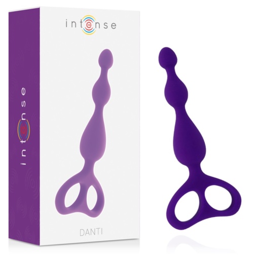 Intense - Danti 絲滑矽膠串珠後庭塞 - 紫色 照片