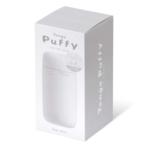 Tenga - Puffy Delicate Edges 飞机杯 - 砂糖白 照片