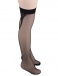Ohyeah - Sheer Lace Stocking - Black photo-4