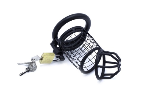 Kiotos - Squares Chastity Cage - Black photo
