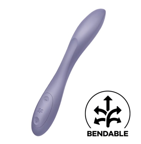 Satisfyer - Flex 2 G点震动器 - 淡紫色 照片