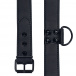 Lovetoy - Bondage Fetish Collar w Leash - Black photo-4