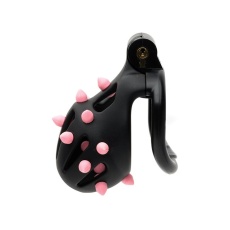 Sport Fucker - FlexiSpike Chastity Cage S - Black photo