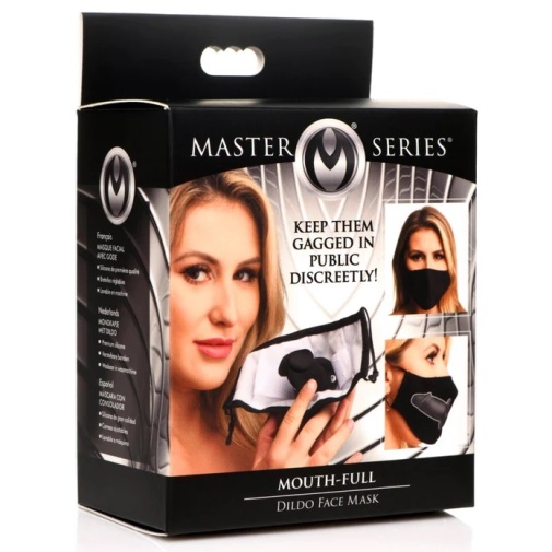 Master Series - 阳具口罩 - 黑色 照片
