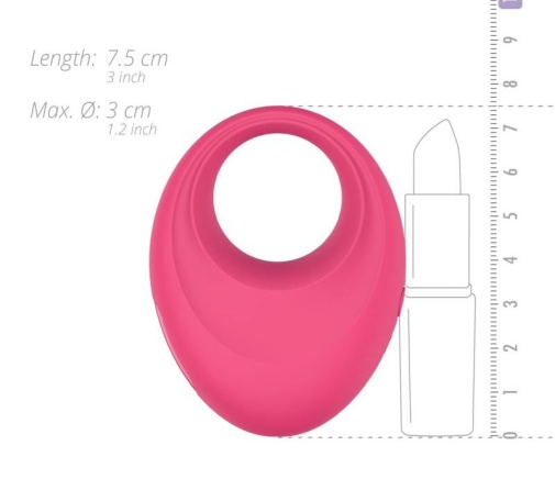 Easytoys - Leo 應用程式控制 震動陰莖環 - 粉紅色 照片