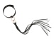 Rosy Gold - Collar w Flogger - Black photo-3