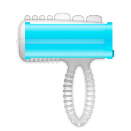Casual Love - Tongue Vibro Ring - Blue photo
