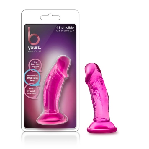 B Yours - Sweet 初學者吸盤假陽具 10cm - 粉紅色 照片