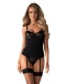 Obsessive - Editya Corset - Black - M/L photo-4