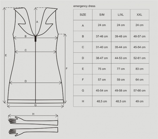 Obsessive - Emergency dress - S/M photo