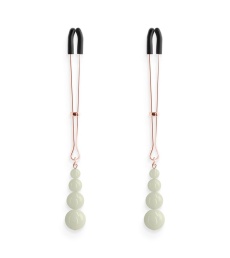 NS Novelties - Bound G2 Pearl Nipple Clamps - Gold photo
