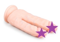 Easytoys - 雙頭仿真陽具 15cm - 肉色 照片