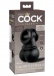 King Cock - Crown Jewels Vibro Balls - Black photo-8
