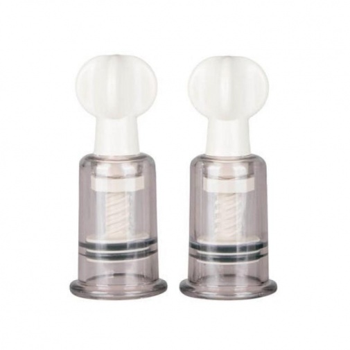 Easytoys - Nipple & Clit Suckers 2pcs S - White photo