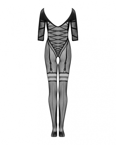 Obsessive - Bodystocking G329 - Black - XL/XXL photo
