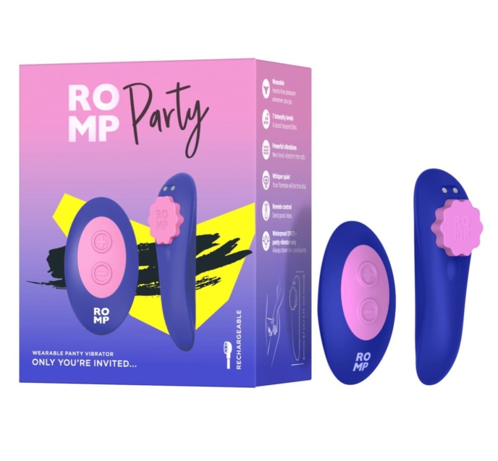 ROMP - Party Panty Vibrator is a wearable, remote-controlled... Romp - Party Vibrator - Purple photo-14