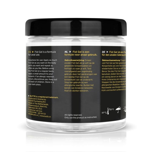 BUTTR - No Sticky Fisting Gel - 500ml photo