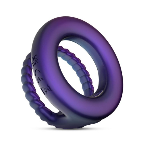 Launch yourself into next-level pleasure with Jupiter, the d... Hueman - Jupiter Vibro Cock & Ball Ring - Purple photo