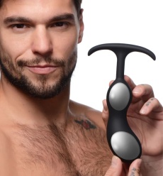 Heavy Hitters - Weighted Prostate Plug L - Black photo