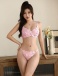 Ohyeah - Floral Bra Set - Pink - M photo-4