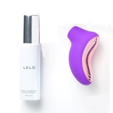 Lelo - Kit A - Sona 2 Travel Purple & Cleaning Spray 60ml photo