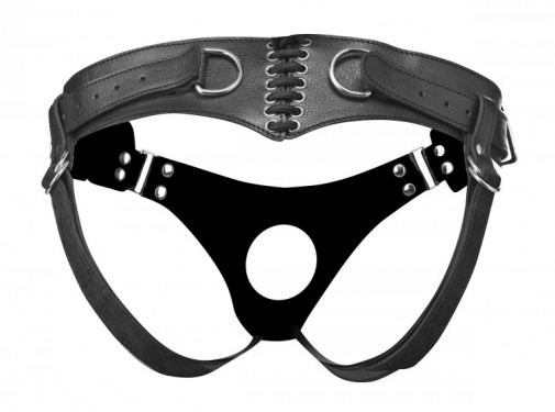 Strap U - Bodice Corset Style Strap On Harness - Black photo