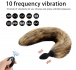 MT - Vibro Fox Tail Plug - Black photo-4