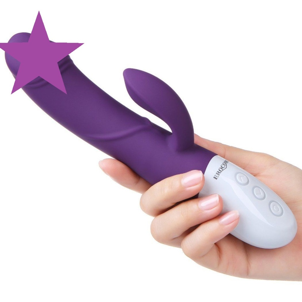 CRATER Jurchen intelligent heating double shock stick, indep... Erocome - Crater - Purple photo-2