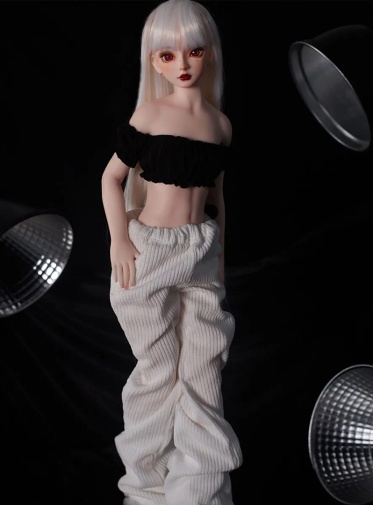 Saki Mini Fantasy Realistic Sex Doll, Skinny, Ultra Soft Silicone 55 cm (1'8 ft)  photo