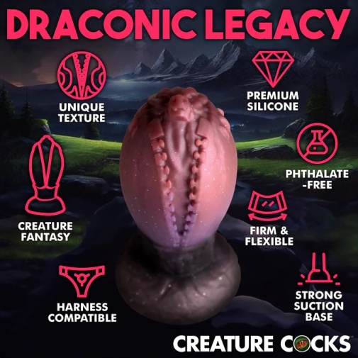 Creature Cocks - Dragon Hatch Anal Plug L photo