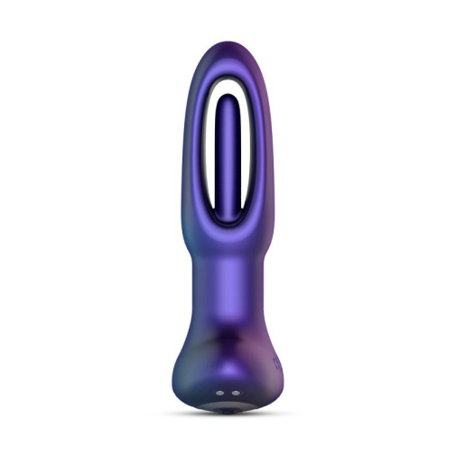 Strap in for a journey that’s anything but ordinary. With 10... Hueman - Voyager Flapping Vibro Plug - Purple photo