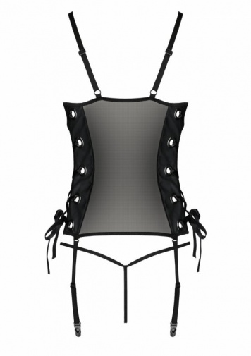 Passion - Malwia Corset - Black - S/M photo
