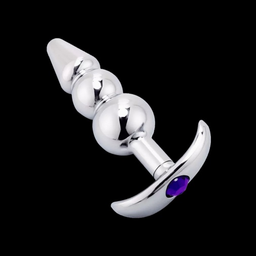 MT - Detachable Anal Plug w 2 Balls, Ring & Anchor photo