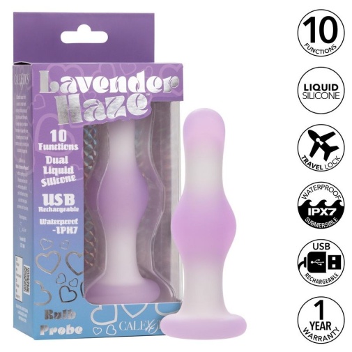 CEN - Lavender Haze 燈泡後庭震動器 - 紫色 照片