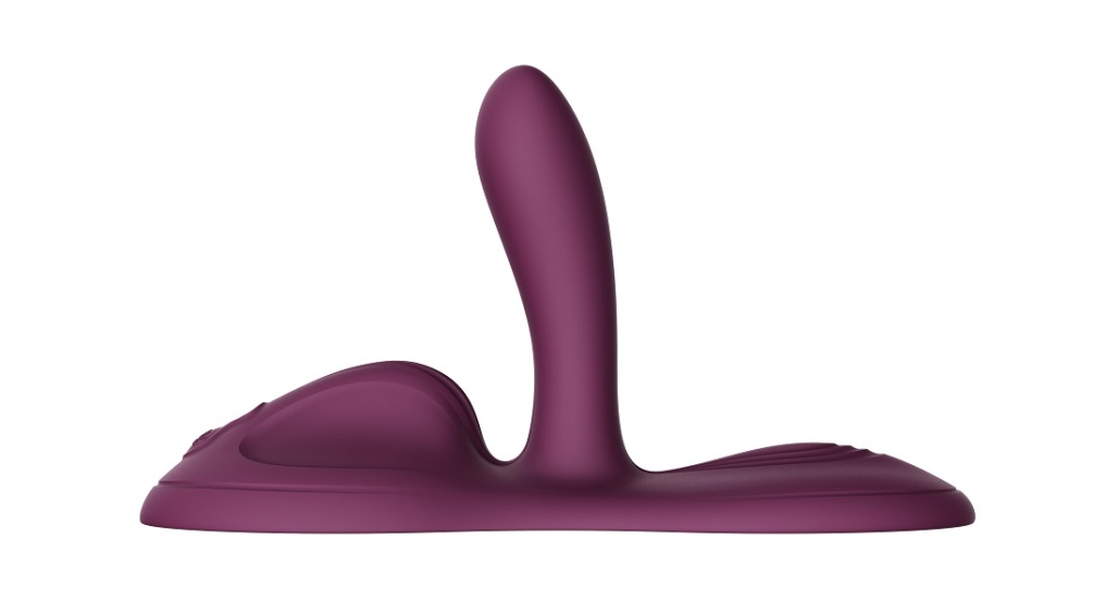 FLORA is a new hands-free sit-down massager launched in 2024... Zalo - Flora APP Vibro Pad - Velvet Purple photo-4