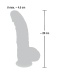 Medical Silicone - Curved Dildo w Balls 20cm 照片-7