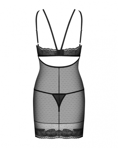 Obsessive - Allastia Chemise - Black - L/XL photo