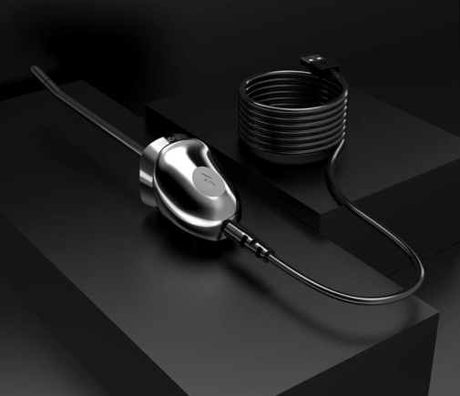 Sevanda - Vibro E-Stim Metal Urethral Sound - White photo