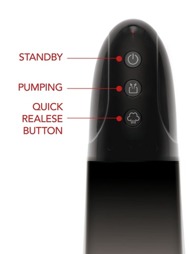 Hidden Desire - Auto Magnify Penis Pump - Black photo