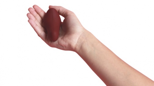 Vibio - Frida App-Controlled Lay-On Vibrator - Wine Red photo