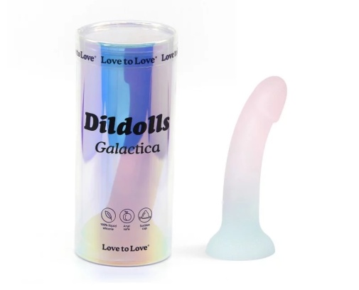 Love to Love - Galactica Glitter Dildo - Light Pink photo